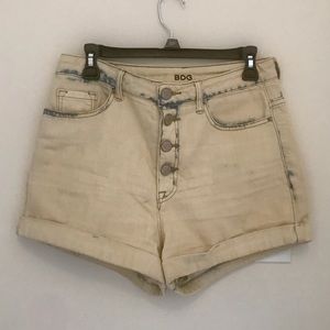 UO Acid Wash Denim Shorts